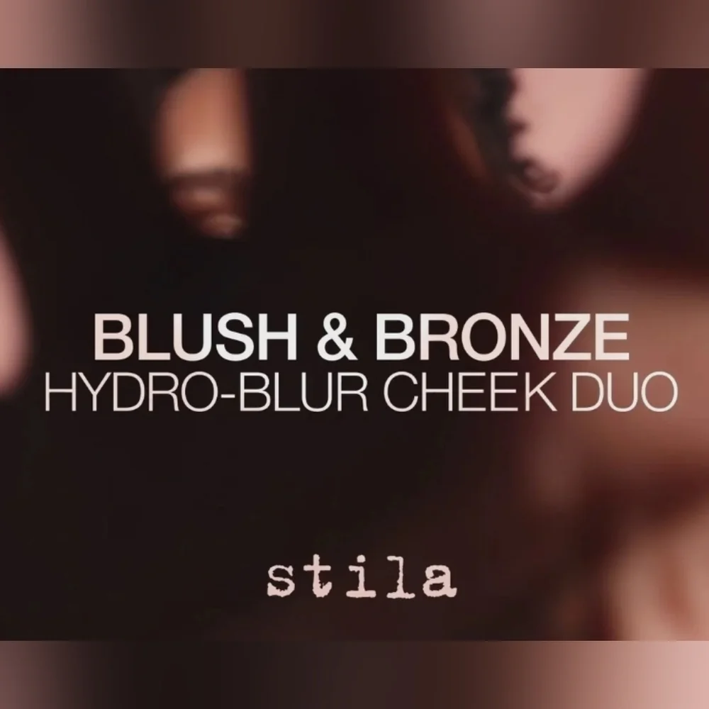 Guava Mocha Stila Blush & Bronze Hydro-Blur Cheek Duo Brand New In Box